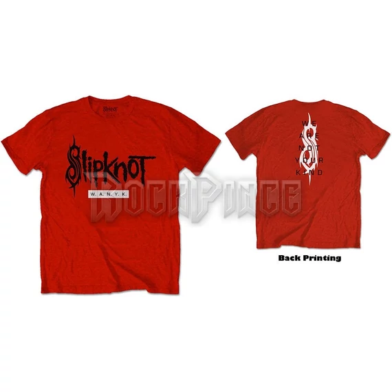 Slipknot - WANYK - unisex póló - SKTS57MR