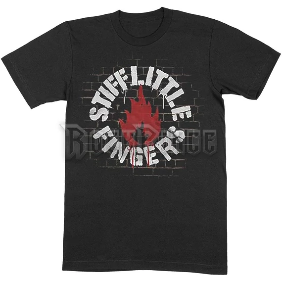 Stiff Little Fingers - Wall - Unisex Póló - SLFTS01MB