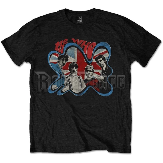 The Who - Groovy Border - Unisex Póló - WHOTEE43MB