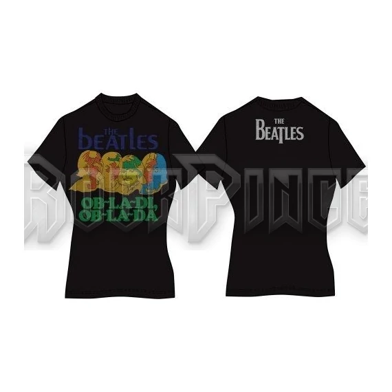 The Beatles - Ob-La-Di - női póló - BEATTEE01LB