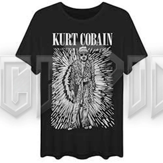 Kurt Cobain - Brilliance - Unisex Póló - KCTS08MB