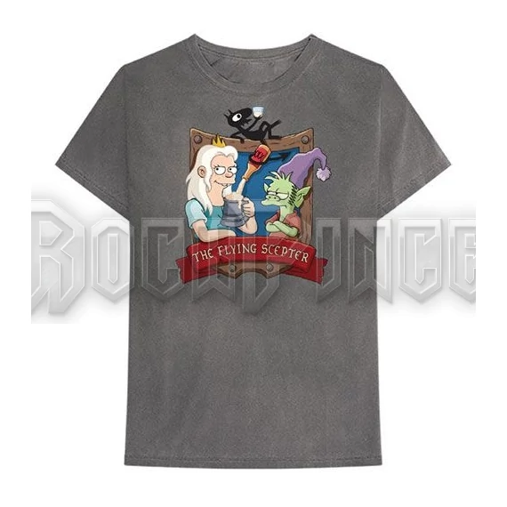 Disenchantment - Flying Sceptre - Unisex Póló - DISENTS05MC
