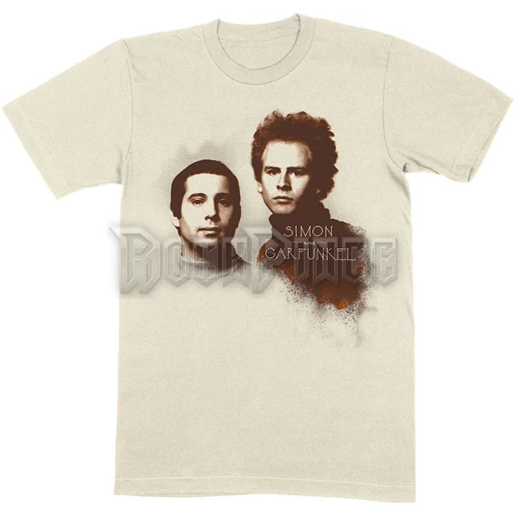 Simon & Garfunkel - Faces - Unisex Póló - SNGTS02MNAT
