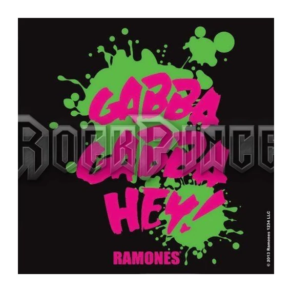 Ramones - Gabba Gabba - poháralátét - RACOAS02