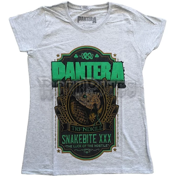 PANTERA: SNAKEBITE XXX LABEL - női póló - PANTS21LH
