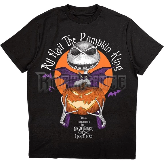 The Nightmare Before Christmas - All Hail the Pumpkin King - Unisex Póló - TNBCTS24MB