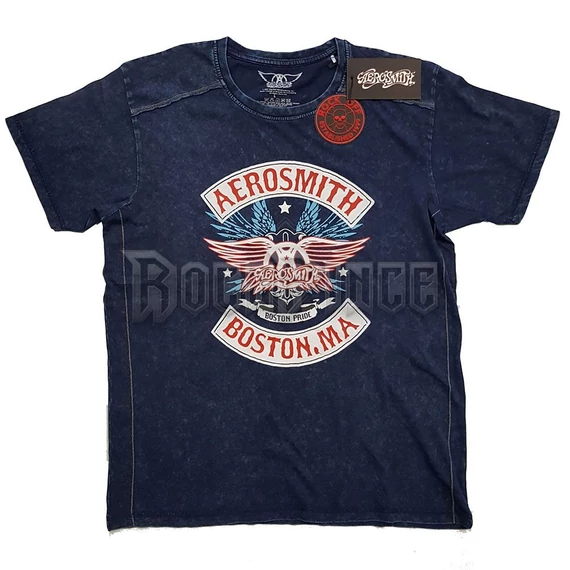 Aerosmith - Boston Pride - Unisex Póló - AEROSWASH01MN