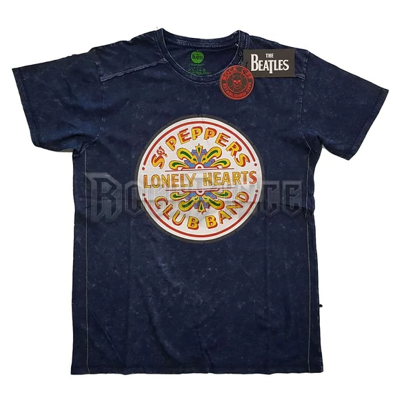 THE BEATLES - SGT PEPPER DRUM - unisex póló - BEATSWASH05MN