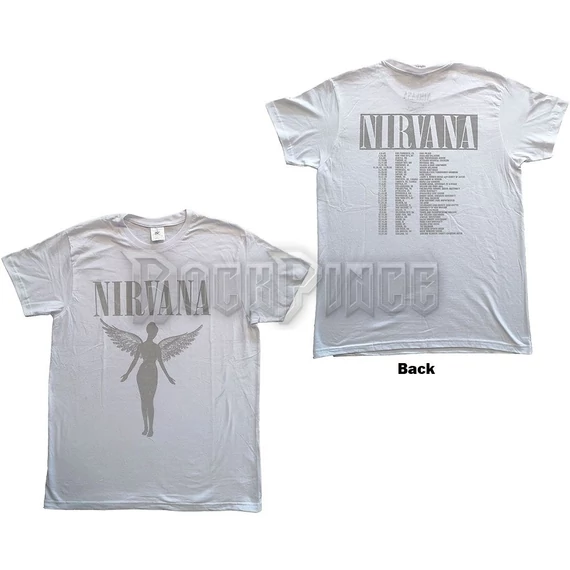 Nirvana - In Utero Tour - Unisex Póló - NIRVTS28MW