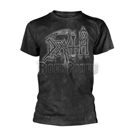 DEATH - SILVER LOGO (BLACK) - Unisex póló - KU072