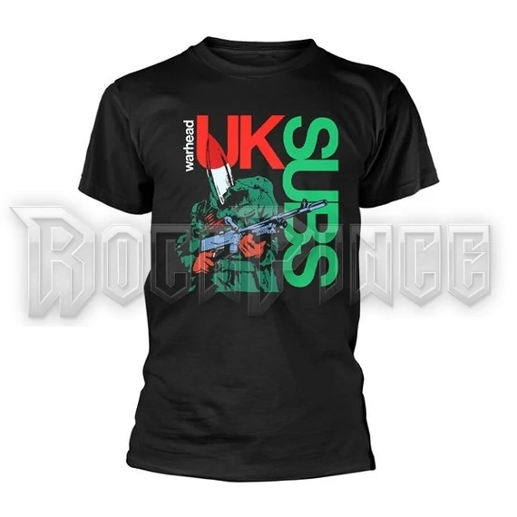 UK SUBS - WARHEAD (BLACK) - Unisex póló - PH12512