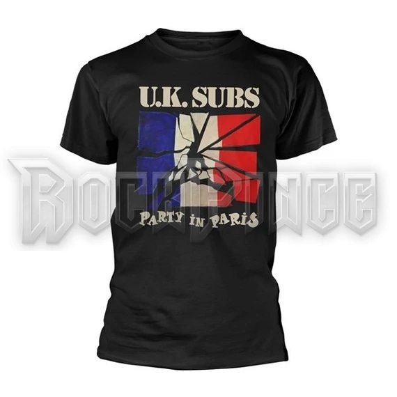 UK SUBS - PARTY IN PARIS - Unisex póló - PH12513