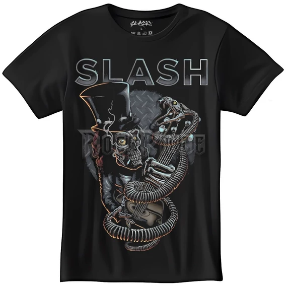 SLASH - SKULL GUITAR SNAKE - Unisex póló - PHD12288