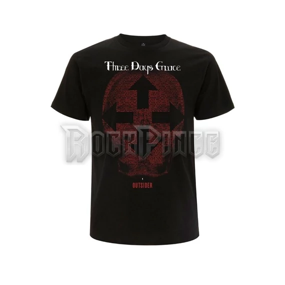 THREE DAYS GRACE - SKULL - Unisex póló - PHD3DGTSBSKU