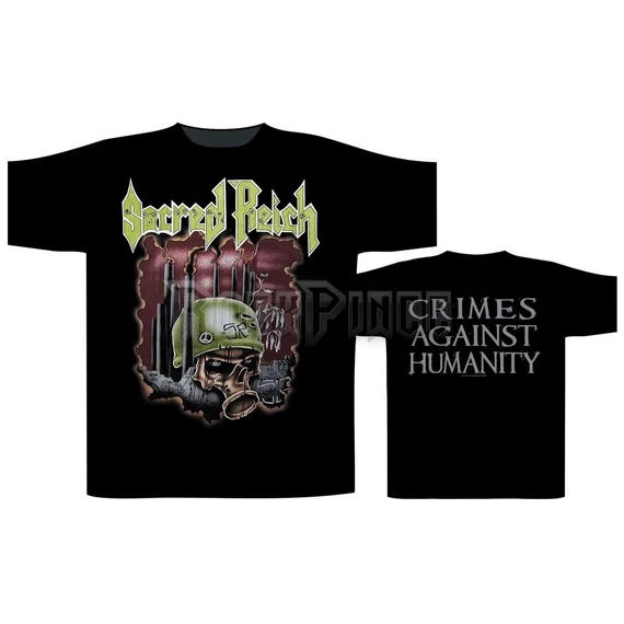 SACRED REICH - CRIMES AGAINST HUMANITY - unisex póló - ST2357