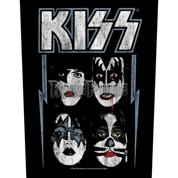 KISS - FACES - hátfelvarró - BP1196
