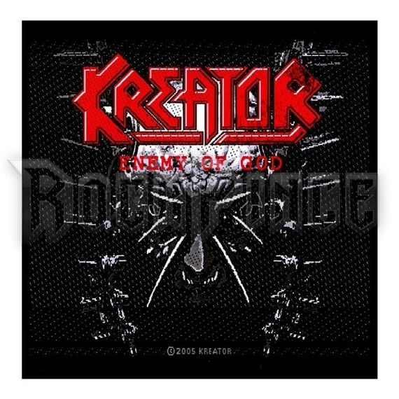 KREATOR - ENEMY OF GOD - kisfelvarró - SP1957