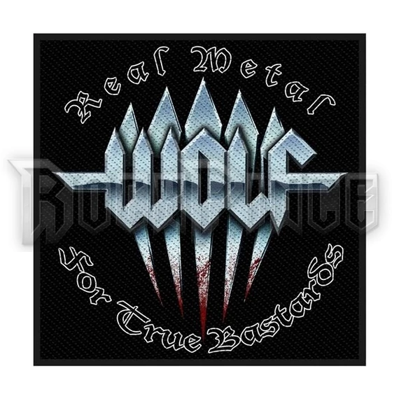 WOLF - REAL METAL - kisfelvarró - SP2837