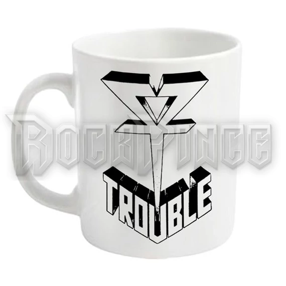 TROUBLE - LOGO - bögre - PHMUG604