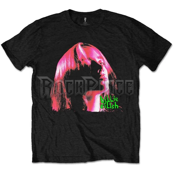 Billie Eilish - Neon Shadow Pink - Unisex Póló - BILLIETS26MPB