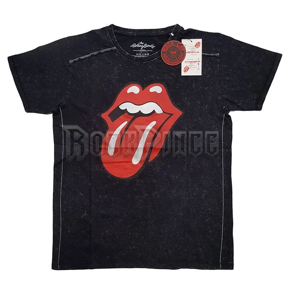 THE ROLLING STONES - CLASSIC TONGUE - unisex póló - RSSWASH02MB