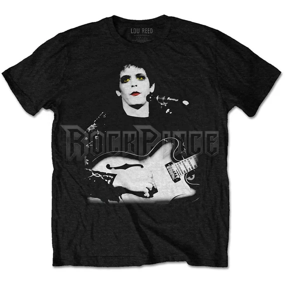 LOU REED - BLEACHED PHOTO - unisex póló - LOUTS03MB