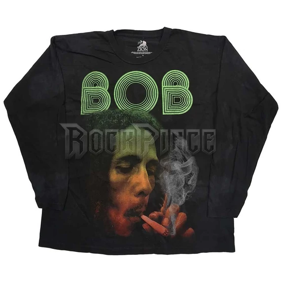 BOB MARLEY - SMOKE GRADIENT - unisex hosszú ujjú póló - BMALST32MDD