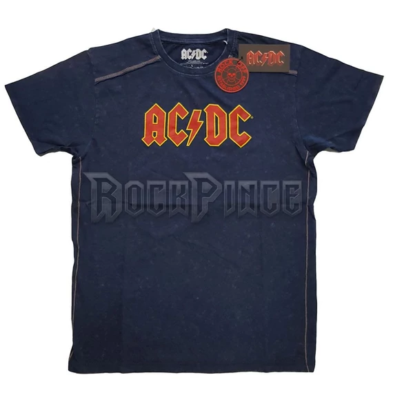 AC/DC - Logo - Unisex Póló - ACDCSWASH04MN