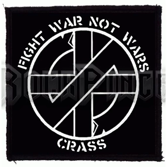 CRASS - Fight War Not Wars (95x95) - kisfelvarró HKF-0847