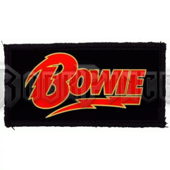 DAVID BOWIE - Bowie Logo (95x45) - kisfelvarró HKF-0849