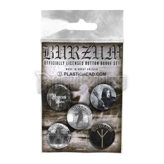 BURZUM - jelvény / kitűző szett - PHBADGE140