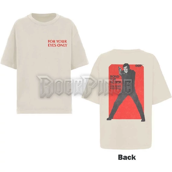 JAMES BOND 007 - For Your Eyes Only Bond For Action - unisex póló - 007TS04MNAT