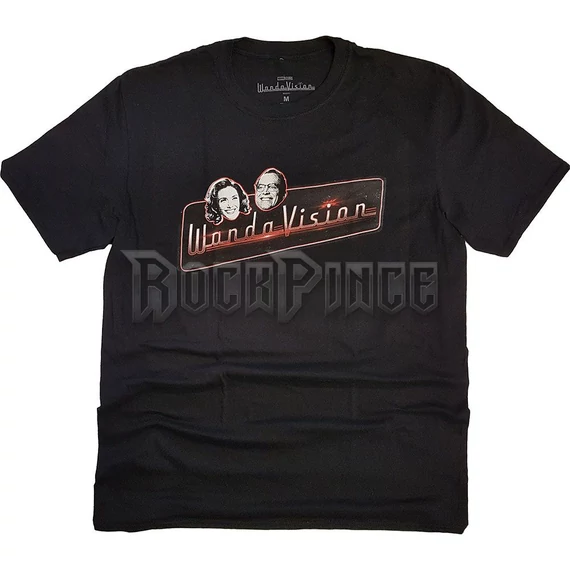 Marvel Comics - WandaVision Red Logo - Unisex Póló - WANDATS03MB
