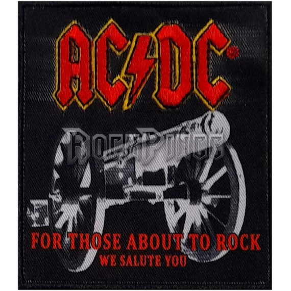AC/DC - Canon Woven Logo - kisfelvarró - ACDCPAT12
