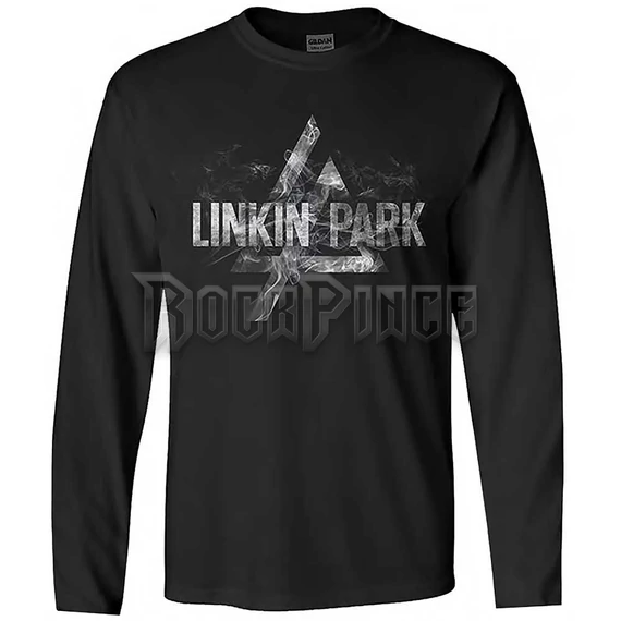 LINKIN PARK - Smoke Logo - unisex hosszú ujjú póló - LPLST11MB