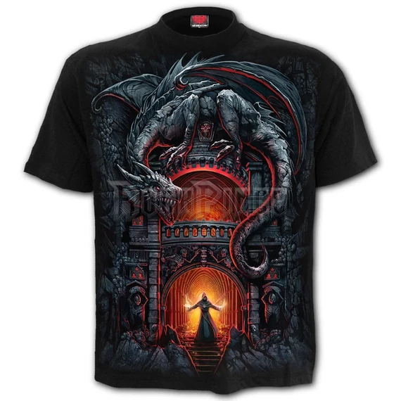 DRAGON'S LAIR - Kids T-Shirt Black - L049K101