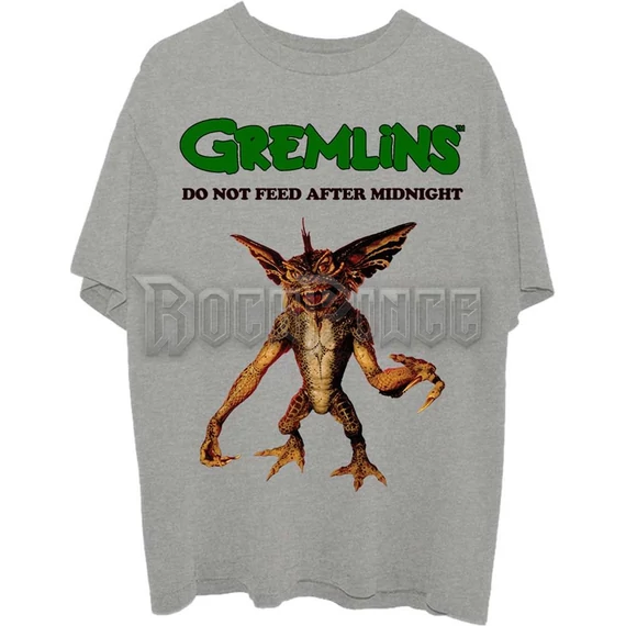 WARNER BROS - Gremlins Stripe Do Not Feed - unisex póló - WBTS11MG