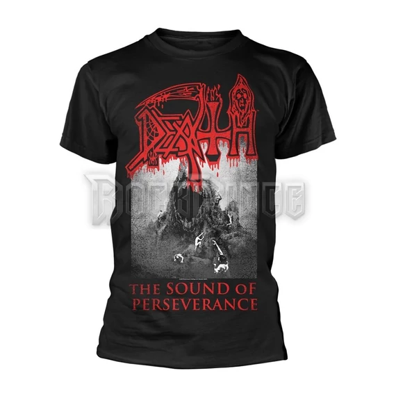 DEATH - THE SOUND OF PERSEVERANCE (BLACK) - unisex póló -  KU117