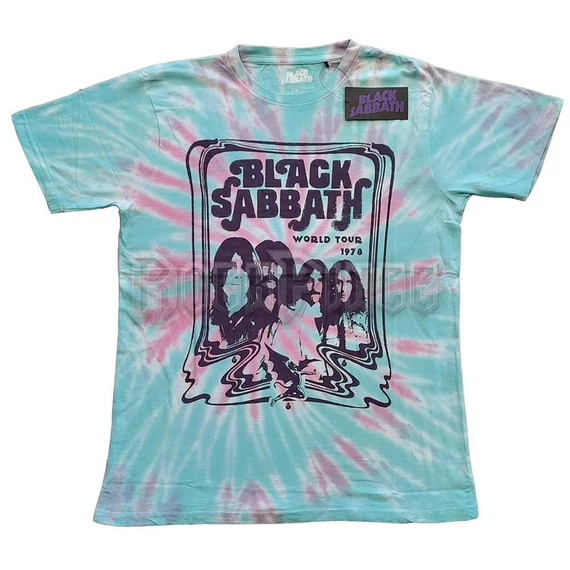 Black Sabbath - World Tour '78 - Unisex Póló - BSTS58MDD