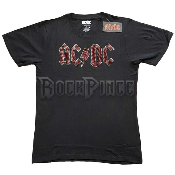 AC/DC - FULL COLOUR LOGO (DIAMANTE) - unisex póló - ACDCTS95MB