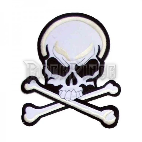 XXL Kalóz koponya vasalható hátfelvarró