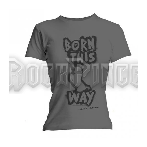LADY GAGA - BORN THIS WAY - női póló - GAGATS04LG