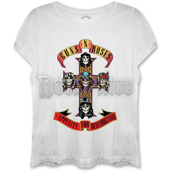 GUNS N' ROSES - APPETITE - női póló - GNRTRTS02LW