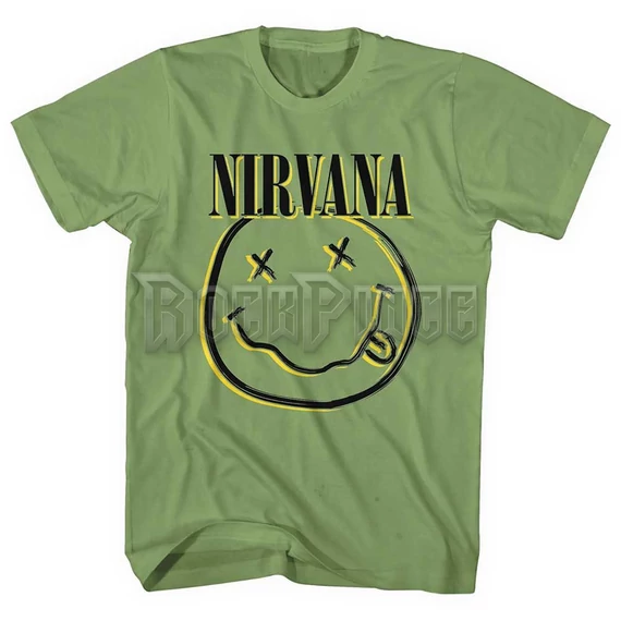 Nirvana - Inverse Happy Face - Unisex Póló - NIRVTS13MGR