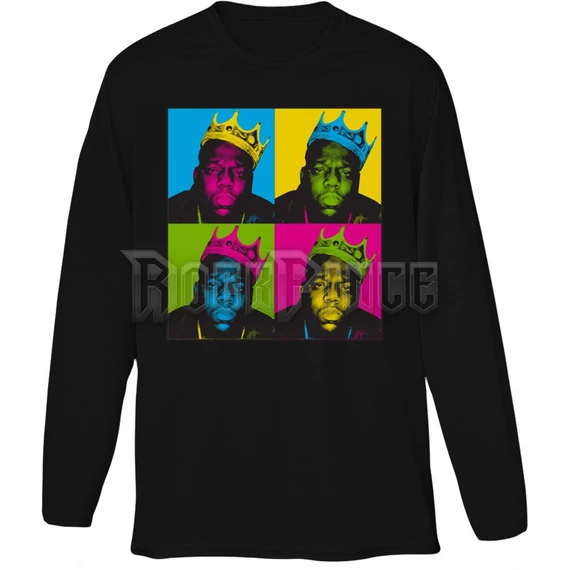 Biggie Smalls - Multicolour Panels - unisex hosszú ujjú póló - BILMAR00051LSTMB