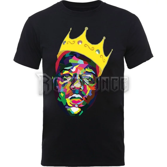 Biggie Smalls - Crown - unisex póló - BIGTS04MB