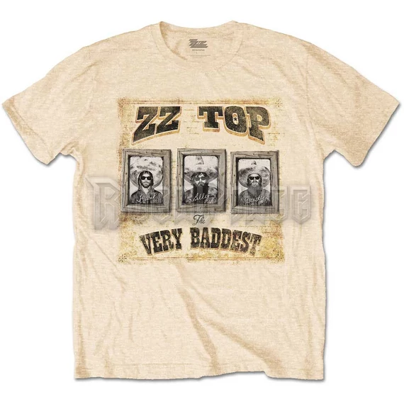 ZZ Top - Very Baddest - unisex póló - ZZTS07MVG