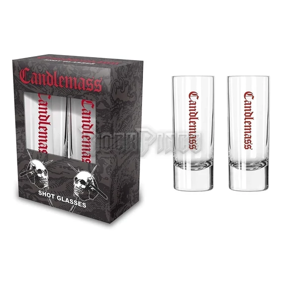 CANDLEMASS - LOGO - 2 db-os felespohár szett - SG022