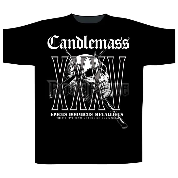 CANDLEMASS - 35 YEARS OF SWEDISH DOOM - unisex póló - ST2499