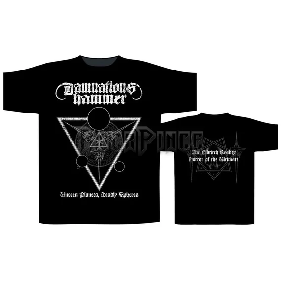 DAMNATION'S HAMMER - DEADLY SPHERES - unisex póló - ST2333